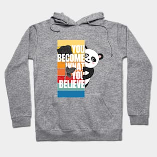 Peeking Panda Bear Hoodie